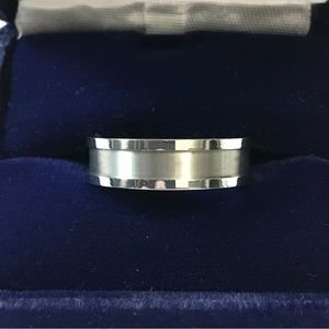 NEVER WORN Benchmark 7mm Tungsten Comfort Fit Band SZ 10.5